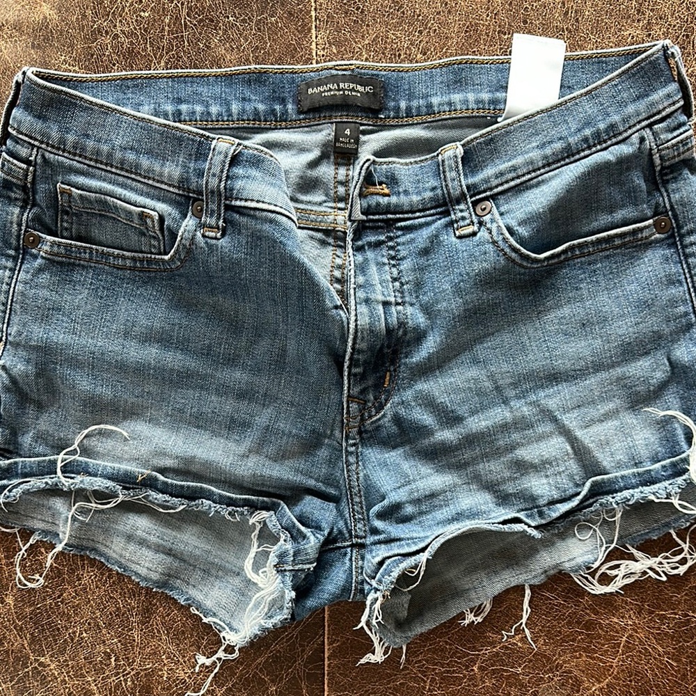 Banana Republic Women's Blue Denim Shorts